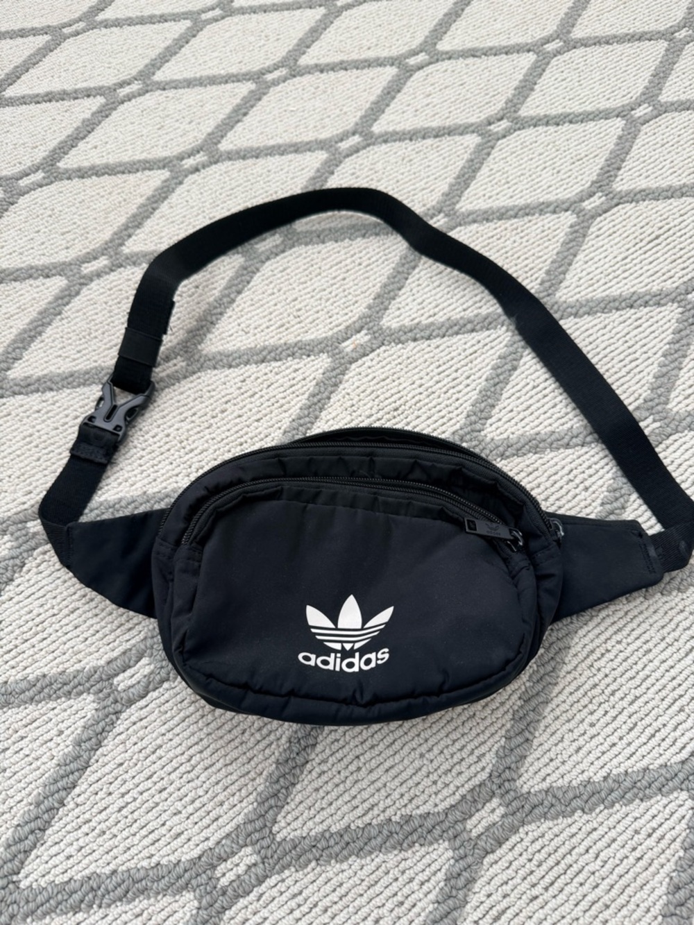 adidas Black Trefoil Waist Pack